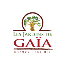 Logo Les Jardins de Gaïa, Grand thés bio